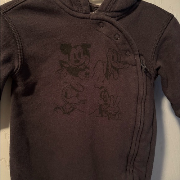 Disney Baby Black Hooded One Piece Size 3-6 Months - Picture 2 of 6